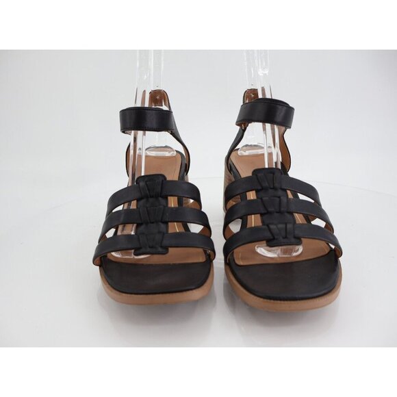 Vionic Maisy Sandals Womens Size 9.5 Block Heel Slingback Strappy Black - Picture 2 of 10